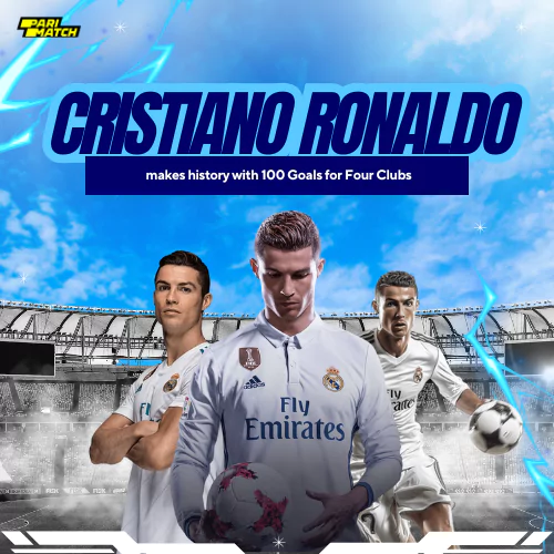 Cristiano Ronaldo Makes History with 100 Goals for Four Clubs