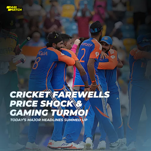 Cricket Farewells, Price Shock & Gaming Turmoil: Today’s Major Headlines Summed Up
