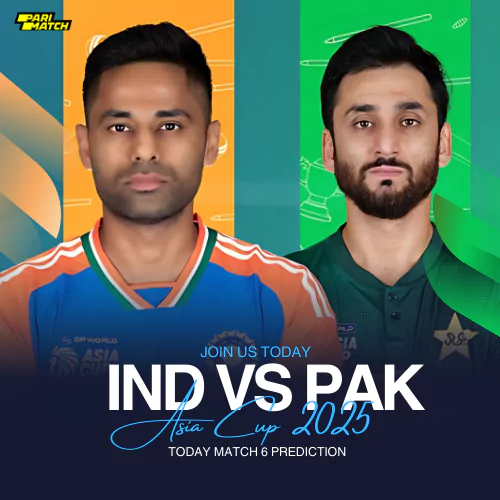 India vs Pakistan Asia Cup 2025 – IND vs PAK Today Match 6 Prediction