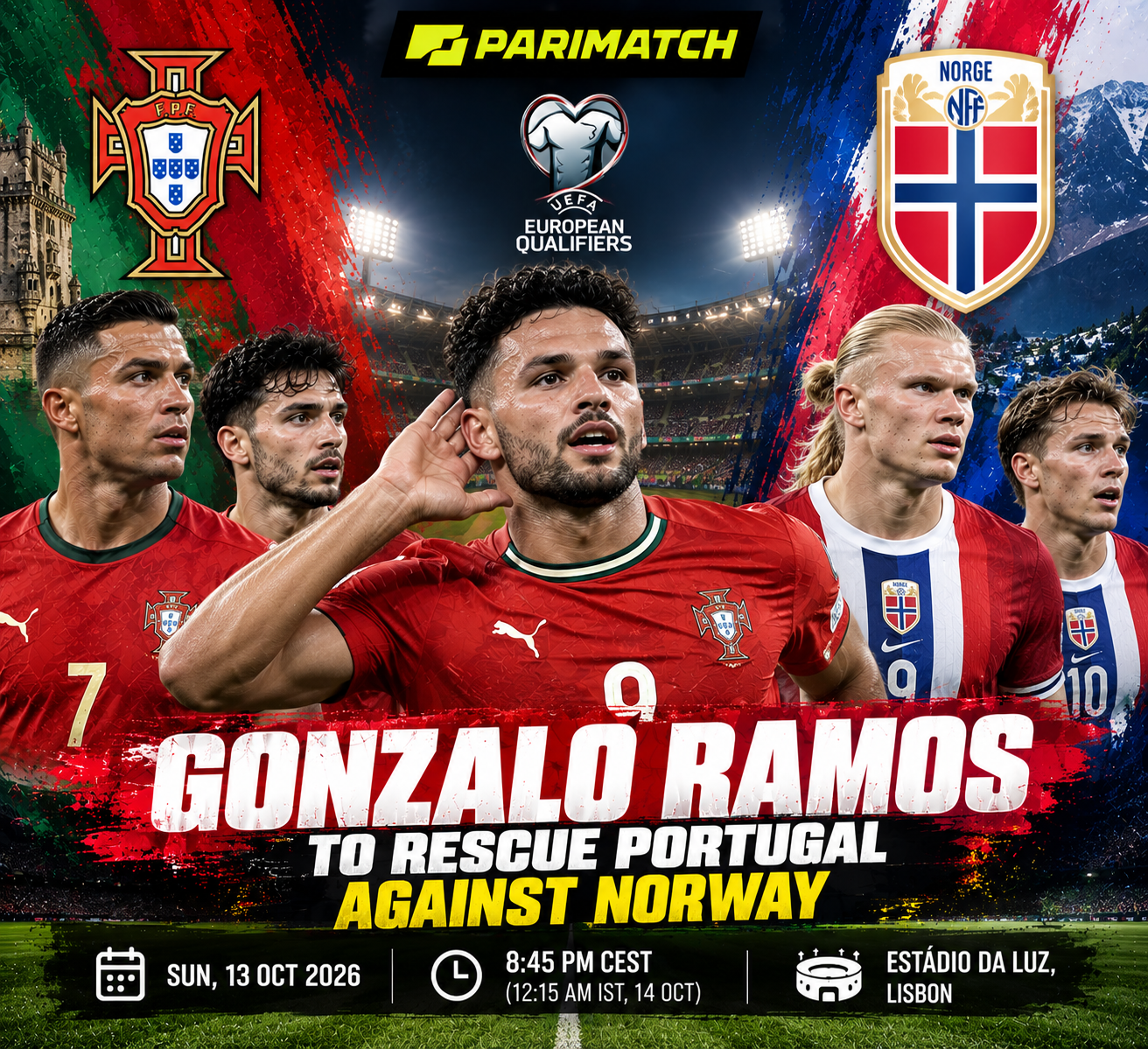 Gonzalo Ramos to Rescue Portugal Against Norway