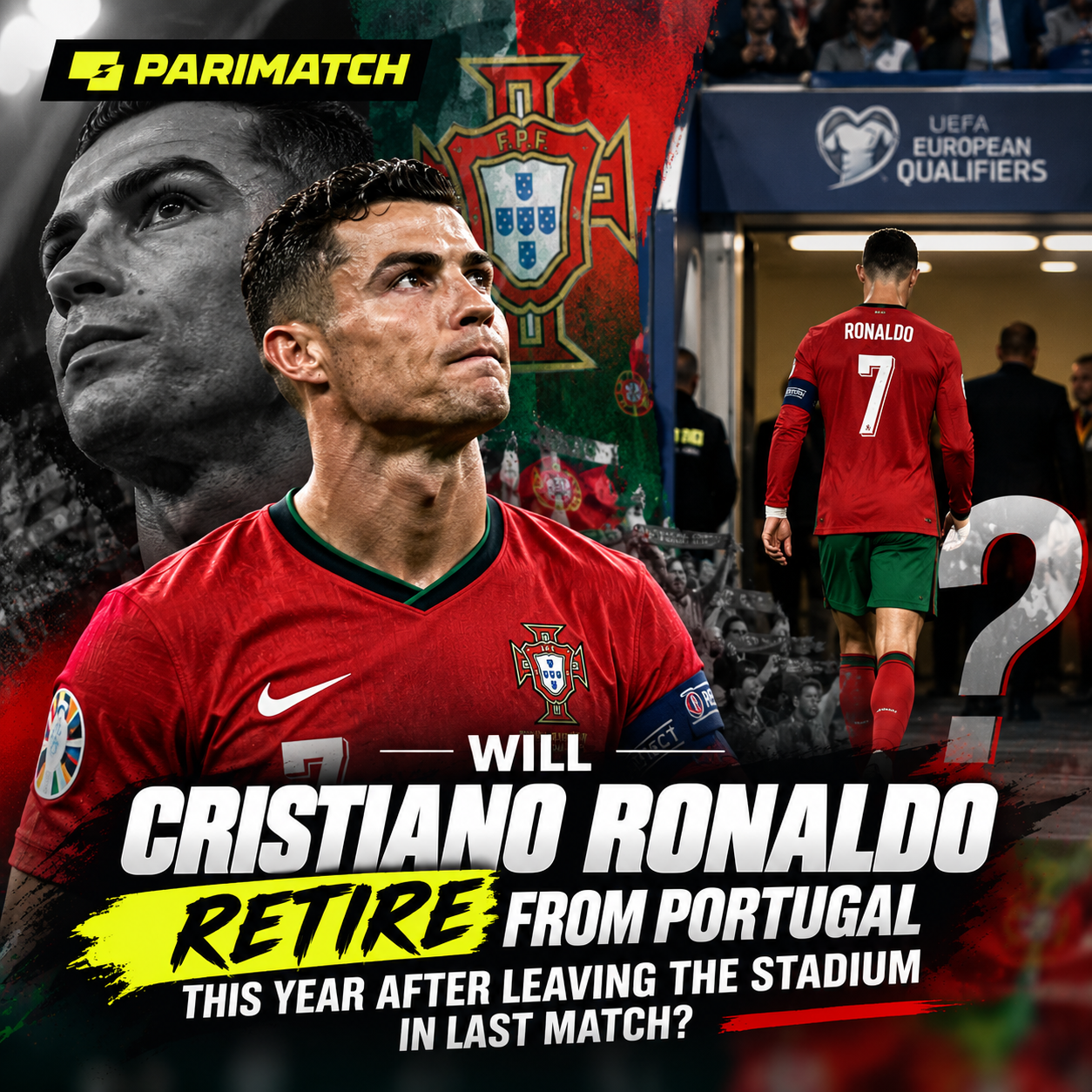 Will Cristiano Ronaldo Retire From Portugal This Year After Leaving the Stadium in Last Match?